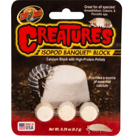 Creatures Isopod Banquet Block - Zoo Med - The Tye-Dyed Iguana ...