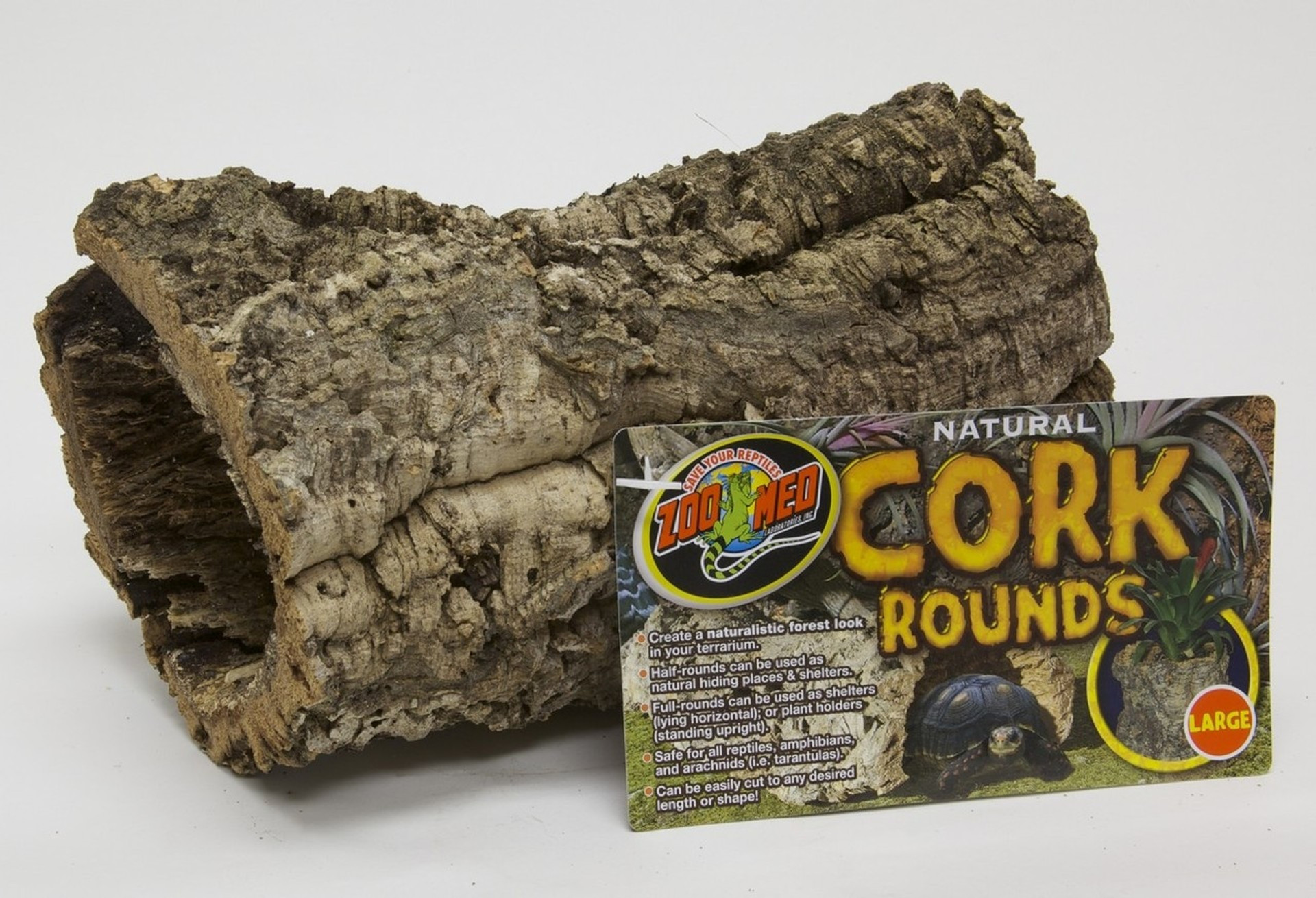 Cork Bark Round Large The TyeDyed Iguana Reptiles and Reptile