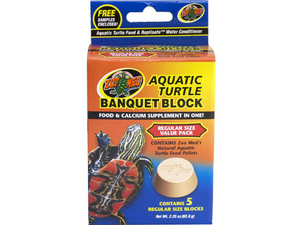 Aquatic Turtle Banquet Block Regular Value 5 pk - Zoo Med Aquatic Turtle Banquet Block Regular Value 5 pk - Zoo Med