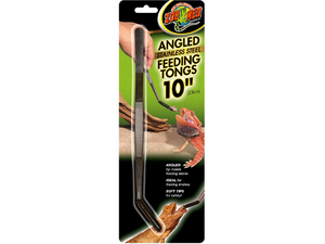 Angled Feeding Tongs 10" - Zoo Med Angled Feeding Tongs 10" - Zoo Med