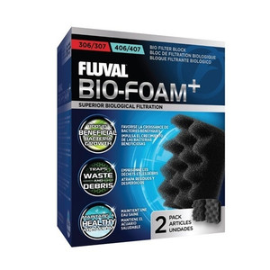 Bio-Foam+ 306/307 406/407 Filter Block 2 pk - Fluval Bio-Foam+ 306/307 406/407 Filter Block 2 pk - Fluval