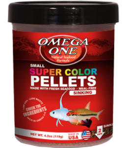 Super Color Pellet Sinking Small 16 oz - Omega One Super Color Pellet Sinking Small 16 oz - Omega One