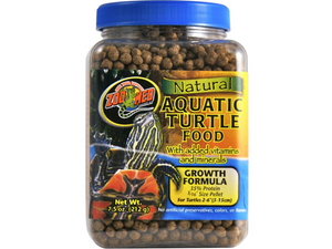 Aquatic Turtle Food Growth Formula 7.5 oz - Zoo Med Aquatic Turtle Food Growth Formula 7.5 oz - Zoo Med