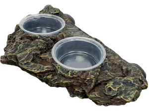 Magnetic Dual Gecko Ledge Feeder 22 in - Komodo