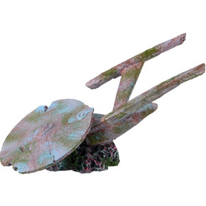 Sunken Space Ship Small - Underwater Treasures Sunken Space Ship Small - Underwater Treasures