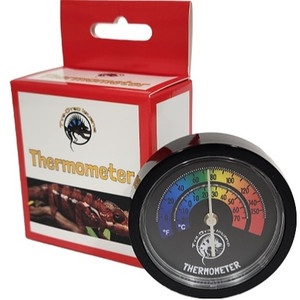 Analog Thermometer - Tye-Dyed Iguana