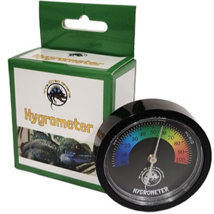 Analog Hygrometer- Tye-Dyed Iguana