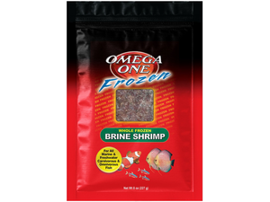 Frozen Brine Shrimp 8oz Flat - Omega One