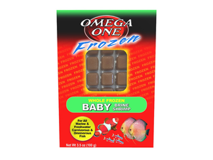 Frozen Baby Brine Shrimp 3.5 oz Cube - Omega One