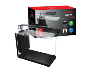 PISCES All - in - One Nano Bullet Glass Aquarium Kit - Aquatop