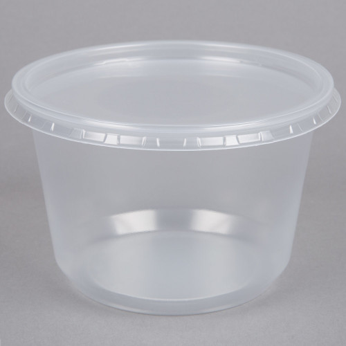 16 oz Deli Cup (4.25") with Lid