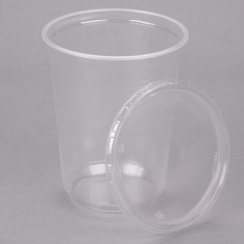 4.5 Pre-Punched Deli Cup With Lid - Pangea Reptile LLC