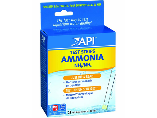 Ammonia Test Strips 25 ct - API Ammonia Test Strips 25 ct - API