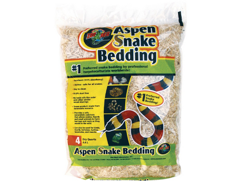Aspen Snake Bedding 4 qt - Zoo Med Aspen Snake Bedding 4 qt - Zoo Med