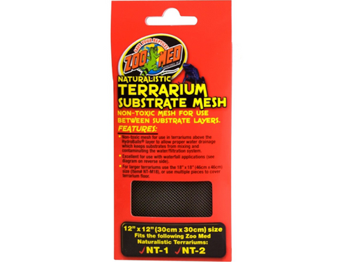 Naturalistic Terrarium Substrate Mesh 12" x 12" - Zoo Med Naturalistic Terrarium Substrate Mesh 12" x 12" - Zoo Med