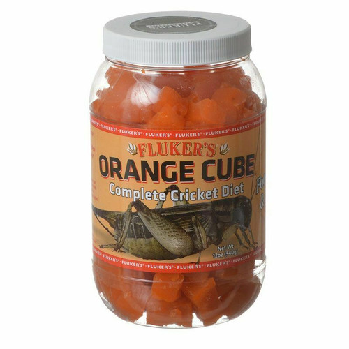 Orange Cubes Complete Cricket Diet 12 oz - Fluker's