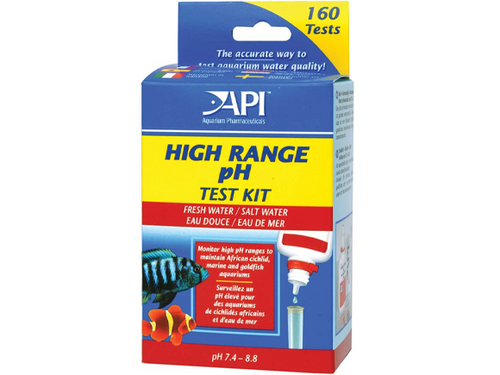 API High Range pH Test Kit Freshwater and Saltwater 160 Tests