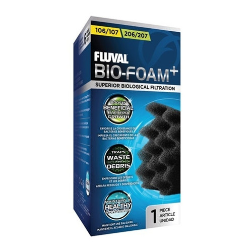 Bio-Foam+ 106/107 206/207 Filter Block 1 pk - Fluval Bio-Foam+ 106/107 206/207 Filter Block 1 pk - Fluval