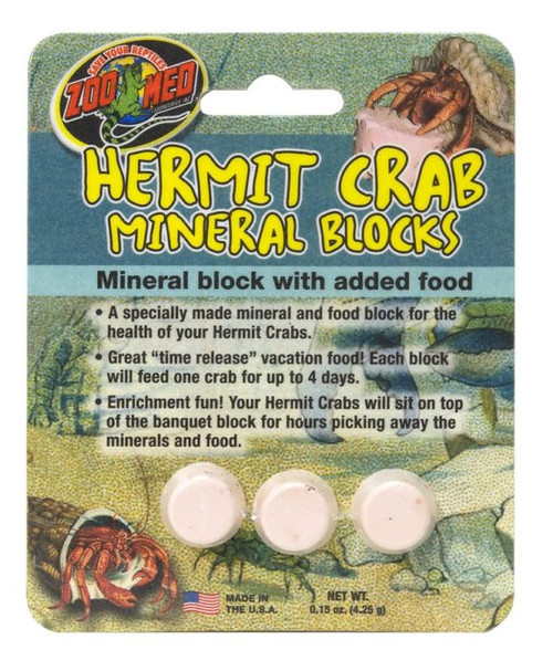 Hermit Crab Mineral Blocks 3 pk - Zoo Med