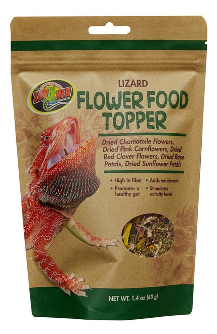 Lizard Flower Food Topper 1.4 oz - Zoo Med Lizard Flower Food Topper 1.4 oz - Zoo Med