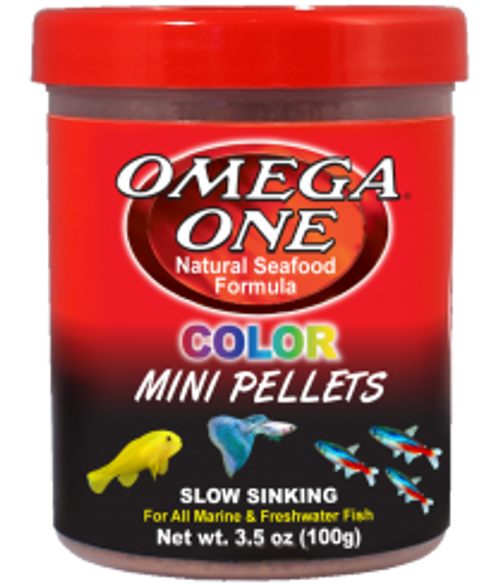 Omega One Color Mini Pellets 3.5 oz