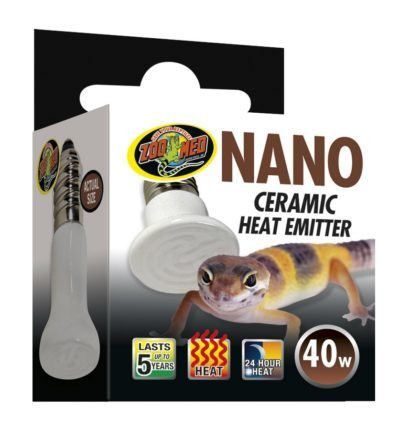 Nano Ceramic Heat Emitter 40 watt The TyeDyed Iguana Reptiles and