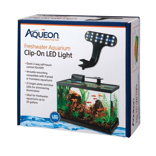 Freshwater Aquarium Clip-On LED Light - Aqueon