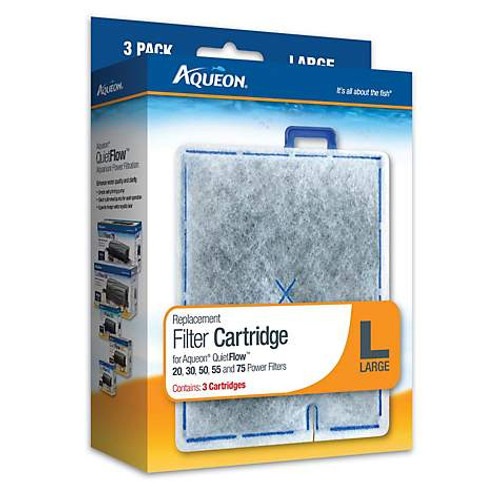 Replacement Filter Cartridge Large 3 pk - Aqueon Replacement Filter Cartridge Large 3 pk - Aqueon