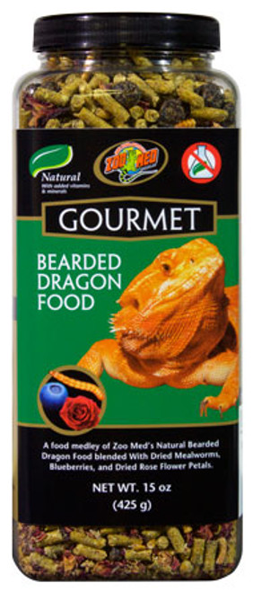 Gourmet Bearded Dragon Food 15 oz - Zoo Med Gourmet Bearded Dragon Food 15 oz - Zoo Med