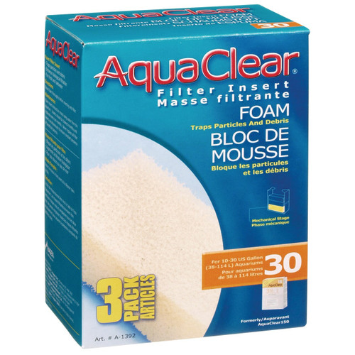 Aqua Clear 30 Foam (3 pack)