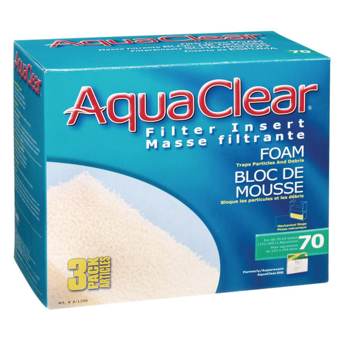 Aqua Clear 70 Foam (3 pack)