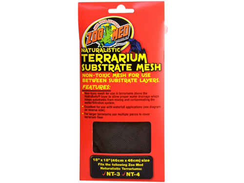 Naturalistic Terrarium Substrate Mesh 18" x 18" - Zoo Med Naturalistic Terrarium Substrate Mesh 18" x 18" - Zoo Med