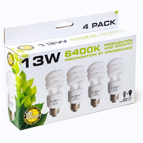 SunBlaster CFL 6400K 13W 4 pk SunBlaster CFL 6400K 13W 4 pk