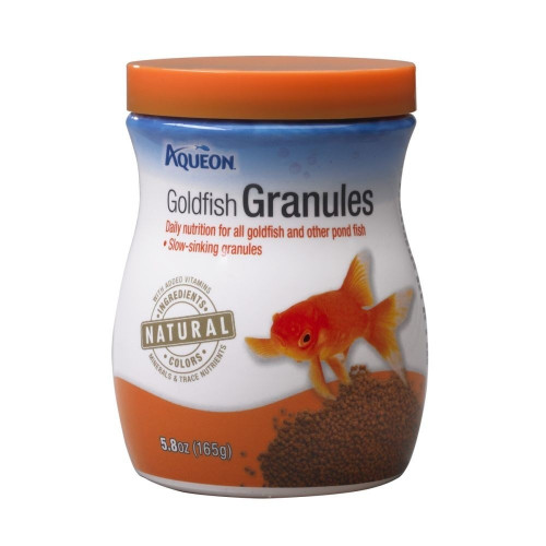 Aqueon Goldfish Granules Fish Food 5.8 oz Jar