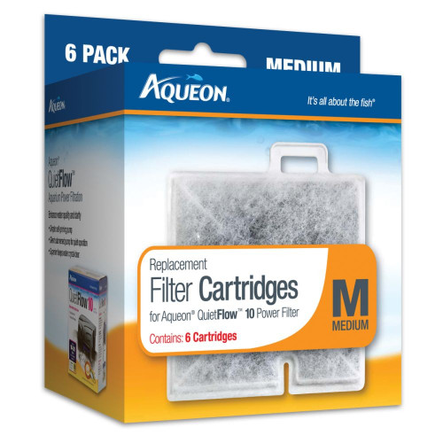 Replacement Filter Cartridge Medium 6 pk - Aqueon Replacement Filter Cartridge Medium 6 pk - Aqueon