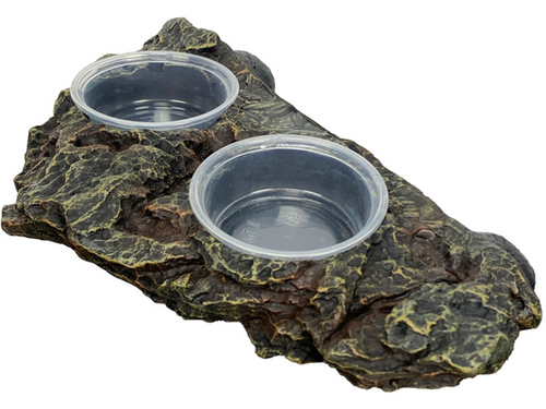 Komodo Magnetic Dual Gecko Ledge Feeder