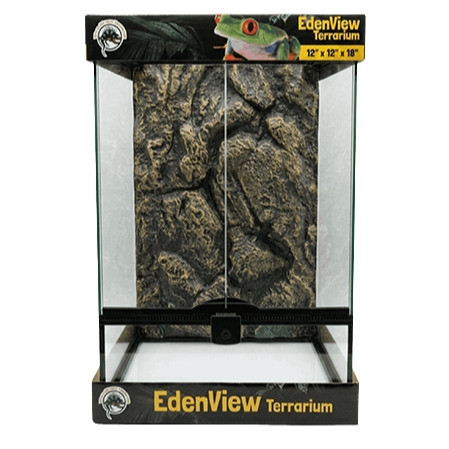 EdenView Doube Door Terrarium - 12x12x18 - Tye-Dyed | Tye-Dyed Iguana