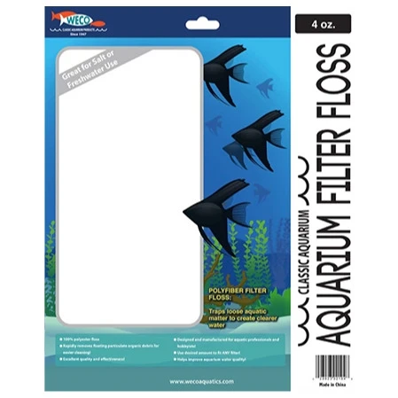 Aquarium Filter Floss 4 oz - Weco