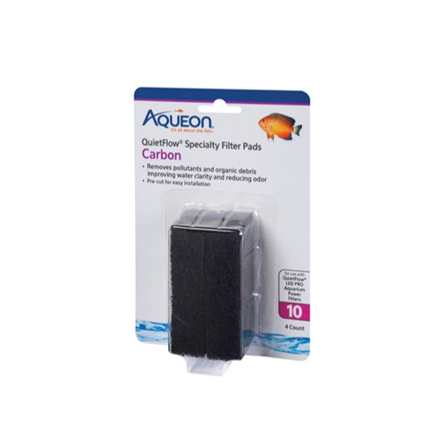 Carbon - 10 - 1pk Specialty Filter Pads- Aqueon