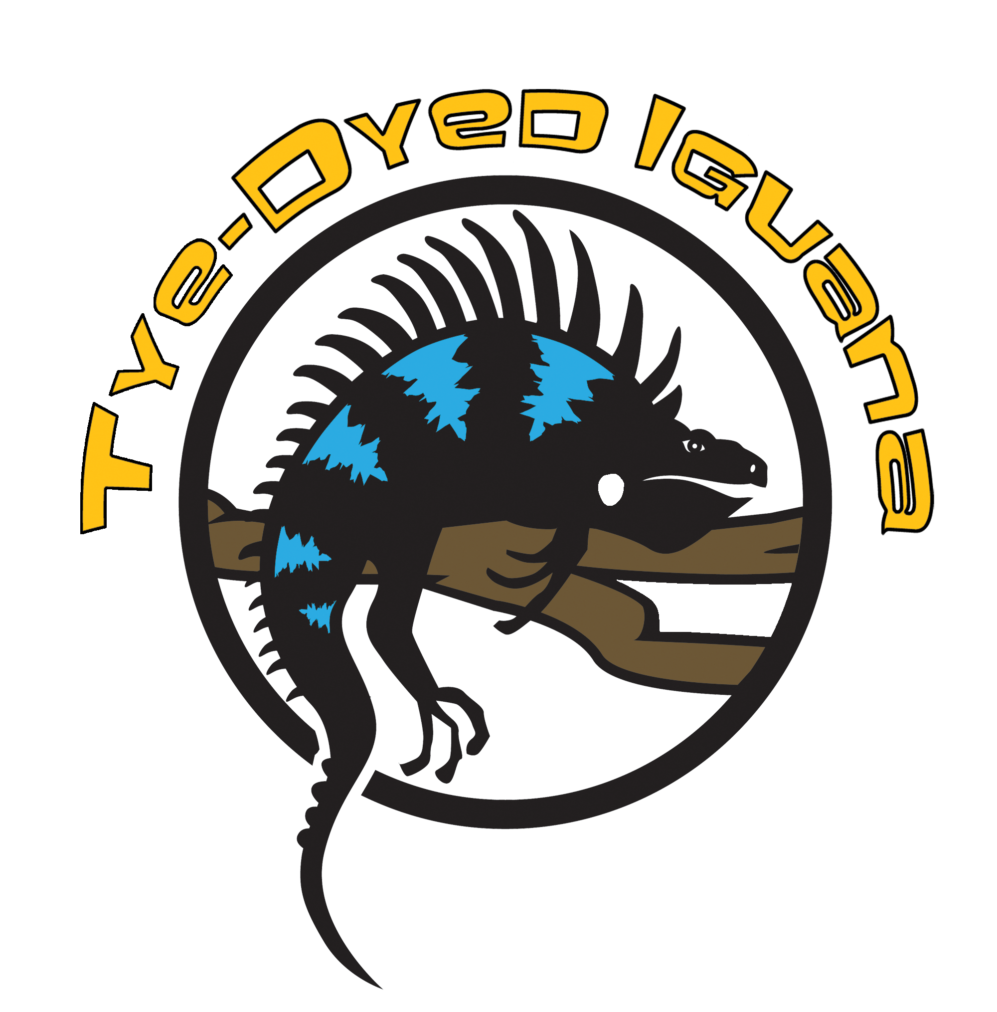 Tye-Dyed Iguana Logo Tye-Dyed Iguana Logo