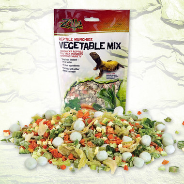 Reptile Munchies Vegetable 4 oz - Zilla - The Tye-Dyed Iguana