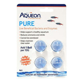 Aqueon Pure Live Beneficial Bacteria and Enzyme Ball 10gal/4pk