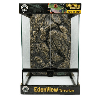 EdenView Doube Door Terrarium - 12x12x18 - Tye-Dyed | Tye-Dyed Iguana