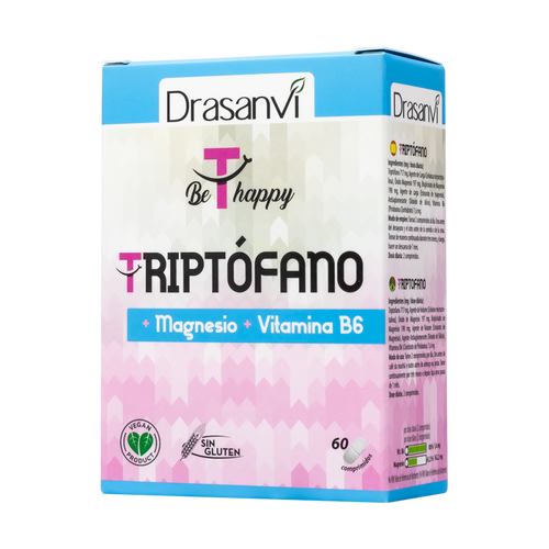 TRIPTOFANO BE HAPPY 60 COMPR DRASANVI