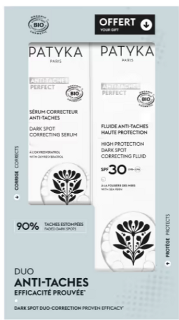 PATYKA COFRE ANTIMACHAS SERUM   FLUIDO PROTECTOS 30 