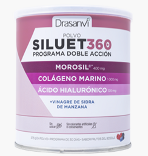 SILUET 360 MOROSIL POLVO DRASANVI 275G FRUTOS DEL BOSQUE