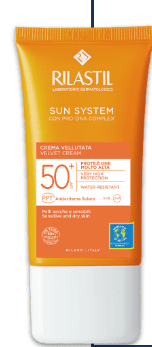 RILASTIL SUN SYSTEM 50  CREMA VELVET 1 ENVASE 50 ML