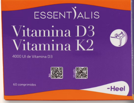 ESSENTIALIS VITAMINA D3 K2 60COMP HEEL