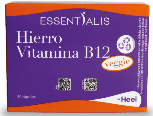 ESSENTIALIS HIERRO VITB12 VEGGIE 30CAPS