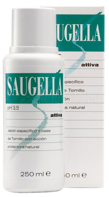 Saugella attiva. envase de 250 mL.
